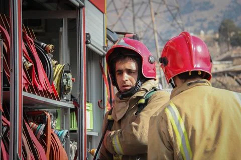 Firefighters Stock Photos
