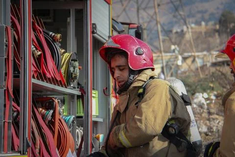 Firefighters Stock Photos