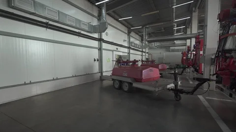 Firefighters station in alert Vídeo Stock 123785026