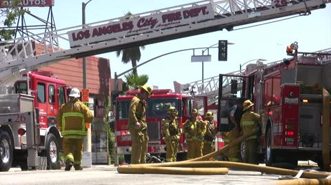 Firefighters at Work Video stock 5186450