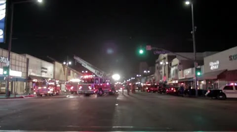 Firefighters at Work Video stock 10735885