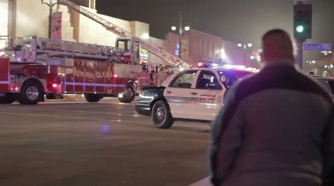 Firefighters at Work Video stock 10736017