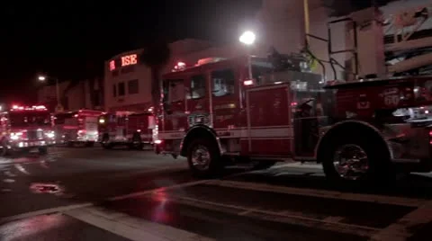 Firefighters at Work Video stock 10736238