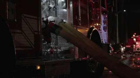 Firefighters at Work Video stock 10736348