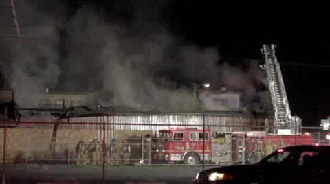 Firefighters at Work Video stock 10736458