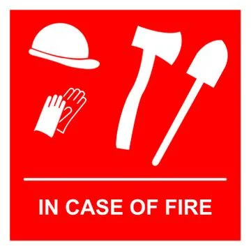 Firefighting equipment Stock Illustration