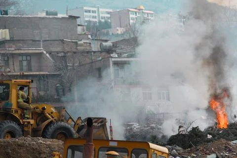 Firefighting Operation Stock Photos