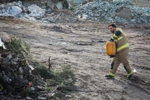 Firefighting Operation Stock Photos