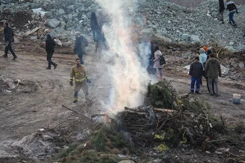Firefighting Operation Stock Photos