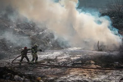 Firefighting Stock Photos