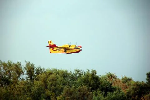 Firefighting plane Stock Photos