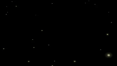 Fireflies against black background for overlay vdo design Stock Footage 104564871