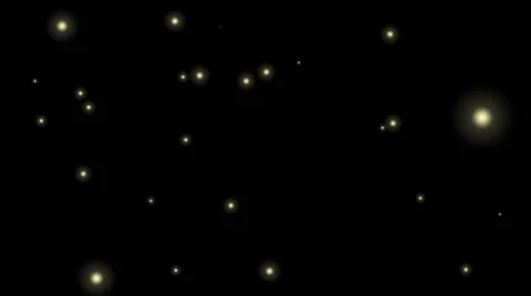 Fireflies Animation 25fps Stock Footage 41518492