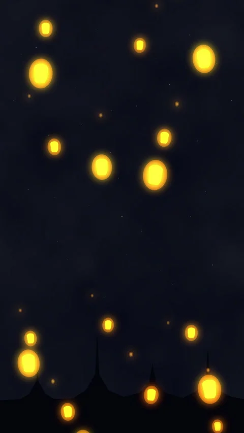 Fireflies glowing sparks floating animation night darkness Vídeo Stock 346649622