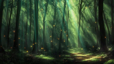Fantasy Forest Background Graphic by Fstock · Creative Fabrica