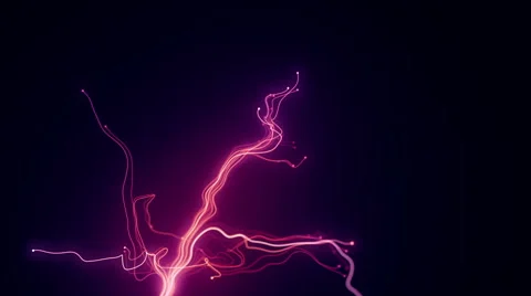 "Fireflies" particles trails flowing with slow orbiting camera movement Stock Footage 67554914