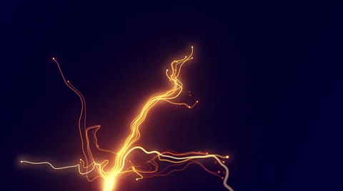 "Fireflies" particles trails flowing with slow orbiting camera movement 動画素材 67554979