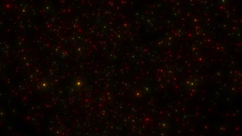 Firefly Particles Fly At You On a Black Background Stock Footage 231865586