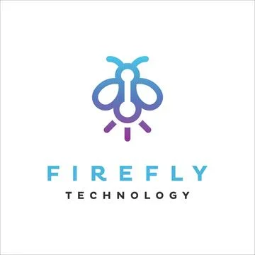 Firefly Technology Logo Stock Illustration
