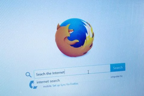 Firefox Logo. Stock Photos