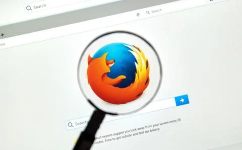 Firefox web browser 写真素材