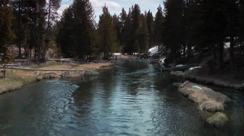 Firehole River Stock Footage 7733190