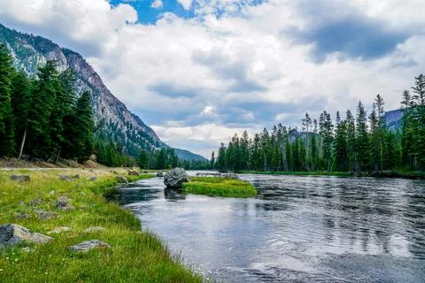 Firehole River Stock Photos