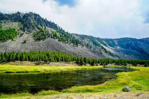Firehole River Stock Photos