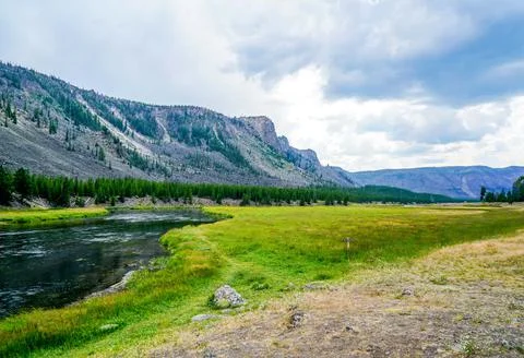 Firehole River Stock Photos