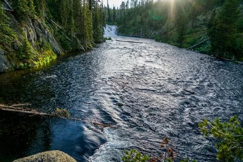 Firehole River Stock Photos