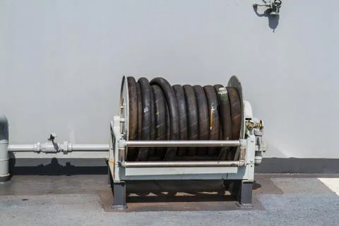 Firehose in battleship Foto stock
