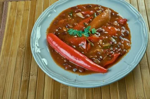 Firehouse Chili Foto stock