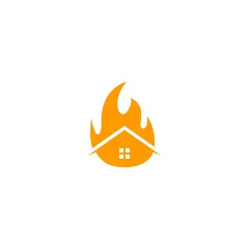 Firehouse icon logo Stock Illustration