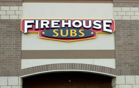 Firehouse Subs storefront 库存照片