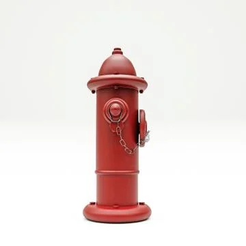 Firehydrant isolated on white Stock Illustration
