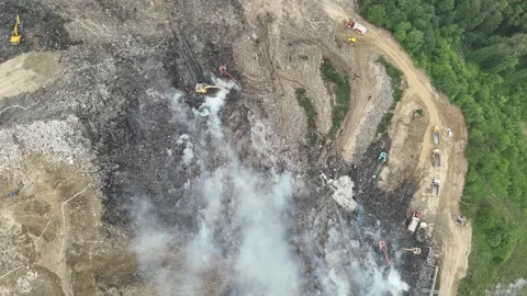 Firelandfill 動画素材 287319872