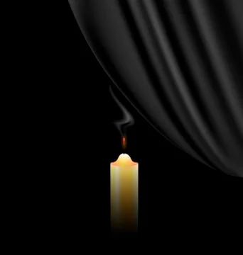 Fireless candle Stock Illustration
