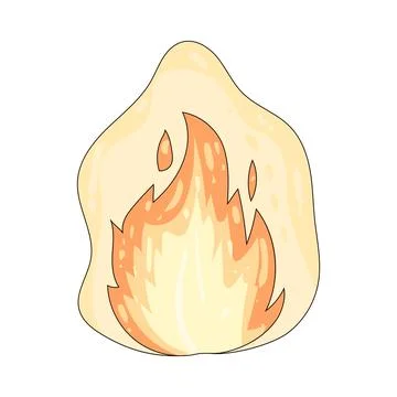 Firelight illustration Stock Illustration