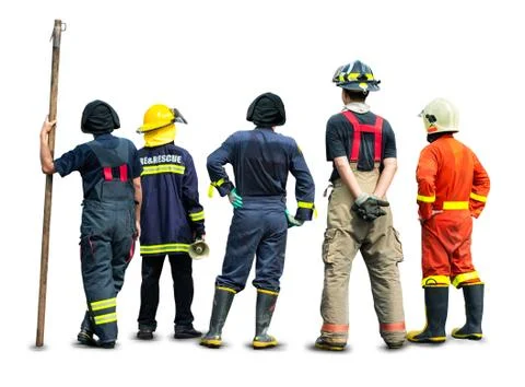Fireman and rescue team Stock Photos