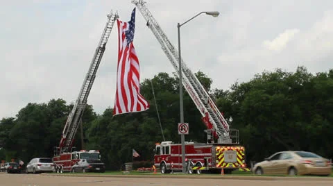 Fireman Farewell | Stock Video | Pond5