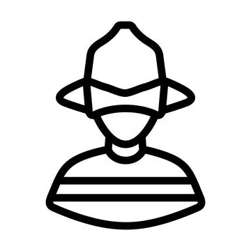 Fireman Icon Stock Illustration