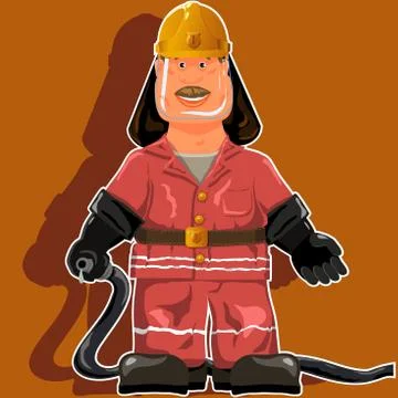 Fireman Illustrazione stock