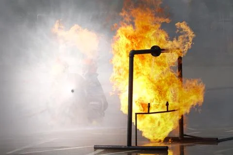 Fireman. 库存照片