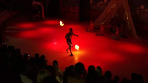 Fireman on red scene Stock Footage 230083215