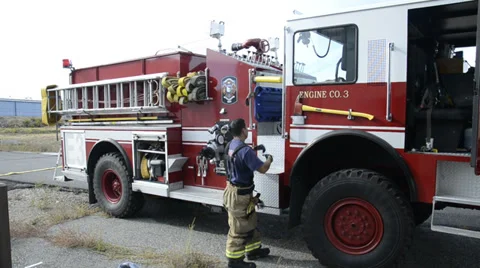 Fireman Rescue 9 Stock-Footage 31822573