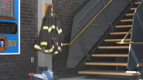 Fireman's locker Video stock 33750644