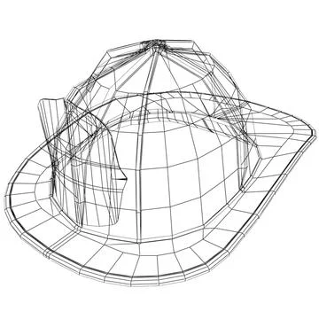 Firemen helmet 3D Model