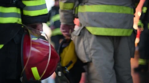 Firemen Helmets (Focus Pull) Vidéo 50222420