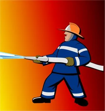 Firemen Illustrazione stock