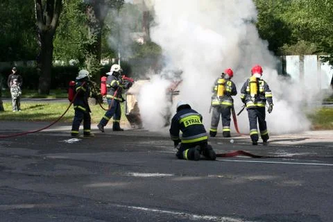 Firemen Stock Photos